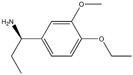 (1R)-1-(4-ETHOXY-3-METHOXYPHENYL)PROPYLAMINE Struktur