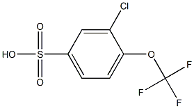 3-CHLOR-4-TRIFLUOROMETHOXY-BENZENESULFONIC ACID Struktur