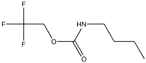 2,2,2-TRIFLUOROETHYL BUTYLCARBAMATE Struktur