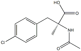 (D,L)-N-ACETYL-(4-CHLORO)-A-METHYLPHENYLALANINE Struktur