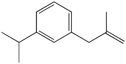 3-(3-ISOPROPYLPHENYL)-2-METHYL-1-PROPENE Struktur