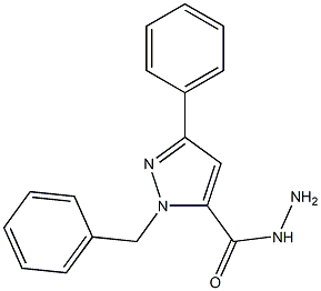 1-BENZYL-3-PHENYL-1H-PYRAZOLE-5-CARBOHYDRAZIDE Struktur