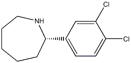 (S)-2-(3,4-DICHLOROPHENYL)AZEPANE Struktur