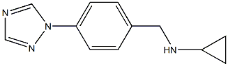 (1R)CYCLOPROPYL(4-(1,2,4-TRIAZOLYL)PHENYL)METHYLAMINE Struktur