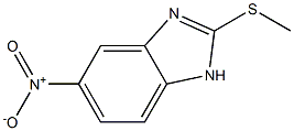 2-(METHYLTHIO)-5-NITRO-1H-BENZIMIDAZOLE Struktur