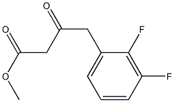 4-(2,3-DIFLUORO-PHENYL)-3-OXO-BUTYRIC ACID METHYL ESTER Struktur