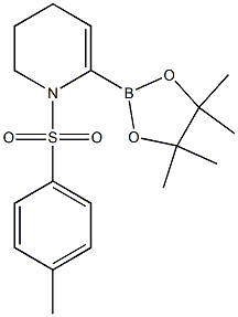 6-(4,4,5,5-TETRAMETHYL-[1,3,2]DIOXABOROLAN-2-YL)-1-(TOLUENE-4-SULFONYL)-1,2,3,4-TETRAHYDROPYRIDINE Struktur