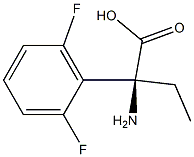 (2S)-2-AMINO-2-(2,6-DIFLUOROPHENYL)BUTANOIC ACID Struktur