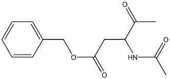 3-ACETYLAMINO-4-OXO-PENTANOIC ACIDBENZYL ESTER Struktur