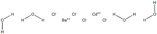 BARIUM CADMIUM TETRACHLORIDE TETRAHYDRATE Struktur