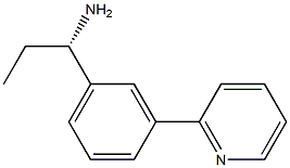 (1S)-1-(3-(2-PYRIDYL)PHENYL)PROPYLAMINE Struktur