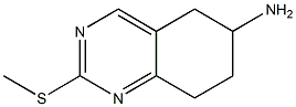 6-AMINO-5,6,7,8-TETRAHYDRO-2-(METHYLTHIO)QUINAZOLINE Struktur