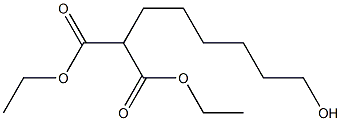 DIETHYL (6-HYDROXYHEXYL)MALONATE Struktur