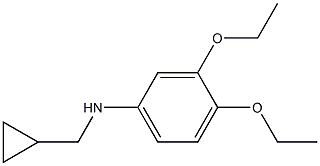 (1S)(3,4-DIETHOXYPHENYL)CYCLOPROPYLMETHYLAMINE Struktur