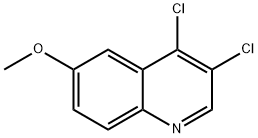 3,4-DICHLORO-6-METHOXYQUINOLINE Struktur