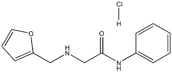 2-[(2-FURYLMETHYL)AMINO]-N-PHENYLACETAMIDE HYDROCHLORIDE Struktur