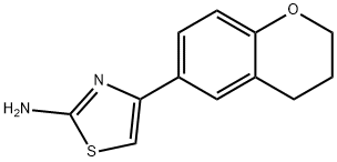 4-CHROMAN-6-YL-THIAZOL-2-YLAMINE Struktur