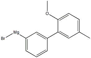 3-(2-METHOXY-5-METHYLPHENYL)PHENYLMAGNESIUM BROMIDE Struktur