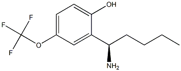 2-((1R)-1-AMINOPENTYL)-4-(TRIFLUOROMETHOXY)PHENOL Structure