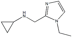 CYCLOPROPYL-(1-ETHYL-1H-IMIDAZOL-2-YLMETHYL)-AMINE Struktur