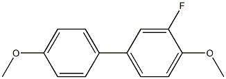 3-FLUORO-4,4'-DIMETHOXY-BIPHENYL Struktur