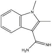 1,2-DIMETHYLINDOLE-3-CARBOXAMIDINE Struktur