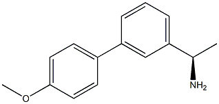 (1R)-1-[3-(4-METHOXYPHENYL)PHENYL]ETHYLAMINE Struktur