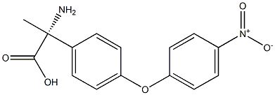 (2R)-2-AMINO-2-[4-(4-NITROPHENOXY)PHENYL]PROPANOIC ACID Struktur