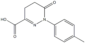 1-(4-METHYLPHENYL)-6-OXO-1,4,5,6-TETRAHYDROPYRIDAZINE-3-CARBOXYLIC ACID Struktur