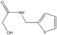 2-HYDROXY-N-(THIEN-2-YLMETHYL)ACETAMIDE Struktur