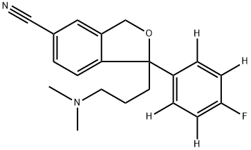 CITALOPRAM-D4 Struktur