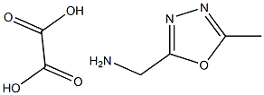 1-(5-METHYL-1,3,4-OXADIAZOL-2-YL)METHYLAMINE OXALATE Struktur