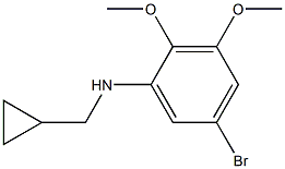 (1S)(5-BROMO-2,3-DIMETHOXYPHENYL)CYCLOPROPYLMETHYLAMINE Struktur