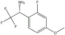 (1R)-2,2,2-TRIFLUORO-1-(2-FLUORO-4-METHOXYPHENYL)ETHYLAMINE Struktur