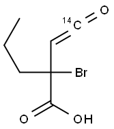 ETHYL-2-BROMOISOBUTYRATE, [CARBONYL-14C]- Struktur