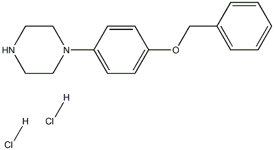 1-(4-BENZYLOXY-PHENYL)-PIPERAZINE DIHYDROCHLORIDE Struktur