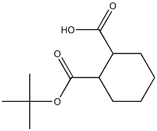 CYCLOHEXANE-1,2-DICARBOXYLIC ACID MONO-TERT-BUTYL ESTER Struktur