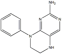 8-PHENYL-5,6,7,8-TETRAHYDROPTERIDIN-2-AMINE Struktur