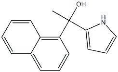 1-METHYL-2-PYRROLYL-(1-NAPHTHYL)METHANOL Struktur