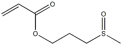 3-METHYLSULFINYLPROPYL ACRYLATE Struktur