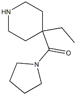 (4-ETHYL-PIPERIDIN-4-YL)-PYRROLIDIN-1-YL-METHANONE Struktur