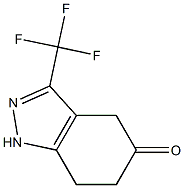 4,5,6,7-TETRAHYDRO-5-OXO-3-TRIFLUOROMETHYL-1H-INDAZOLE Struktur