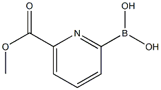 6-(METHOXYCARBONYL)PYRIDIN-2-YL-2-BORONIC ACID Struktur