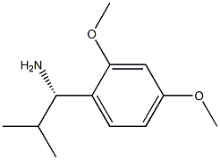 (1S)-1-(2,4-DIMETHOXYPHENYL)-2-METHYLPROPYLAMINE Struktur