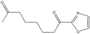 2-(7-OXOOCTANOYL)OXAZOLE Struktur