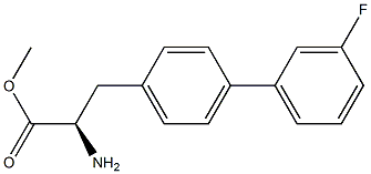 METHYL (2R)-2-AMINO-3-[4-(3-FLUOROPHENYL)PHENYL]PROPANOATE Struktur