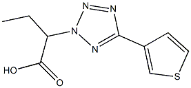 2-(5-THIEN-3-YL-2H-TETRAZOL-2-YL)BUTANOIC ACID Struktur