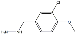 3-CHLORO-4-METHOXY-BENZYL-HYDRAZINE Struktur