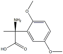 (2S)-2-AMINO-2-(2,5-DIMETHOXYPHENYL)PROPANOIC ACID Struktur