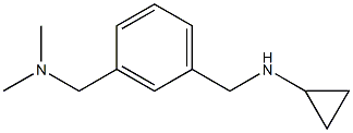 CYCLOPROPYL-(3-DIMETHYLAMINOMETHYL-BENZYL)-AMINE Struktur